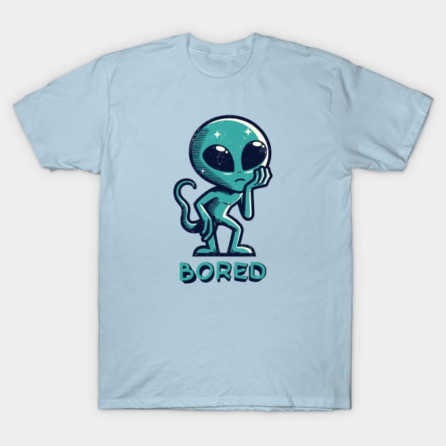 Vintage Alien UFO T-Shirt by ALNS